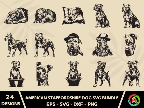 American Staffordshire Terrier Dog Svg Review