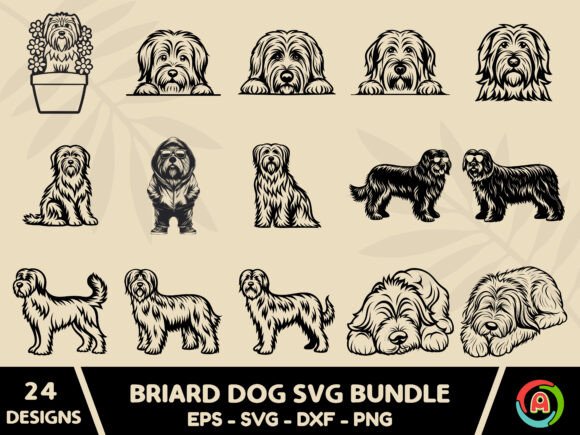 Briard Dog SVG Bundle: A Hands-On Review for Embroiderers