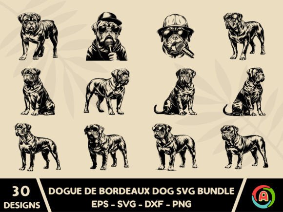 Dogue De Bordeaux Dog Svg Bundle: A Designer's Review