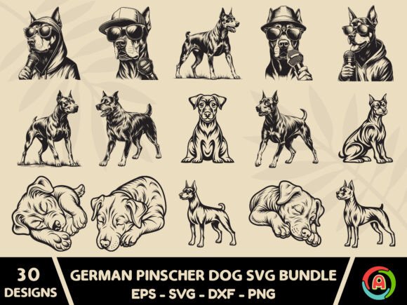 German Pinscher Dog Svg Bundle Review: Real Embroidery Design Insight