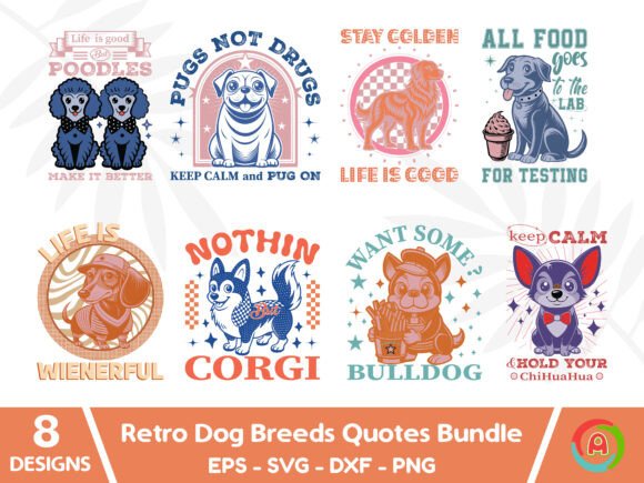 Retro Dog Svg Bundle Review