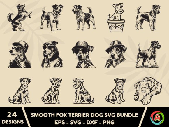 Smooth Fox Terrier Dog Svg Bundle Review