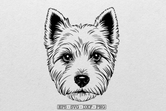 West Highland White Terrier Dog SVG Review for Embroidery